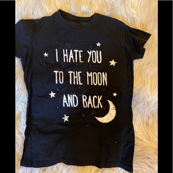 Black short sleeved stretch graphic tee - Picture 1 of 2